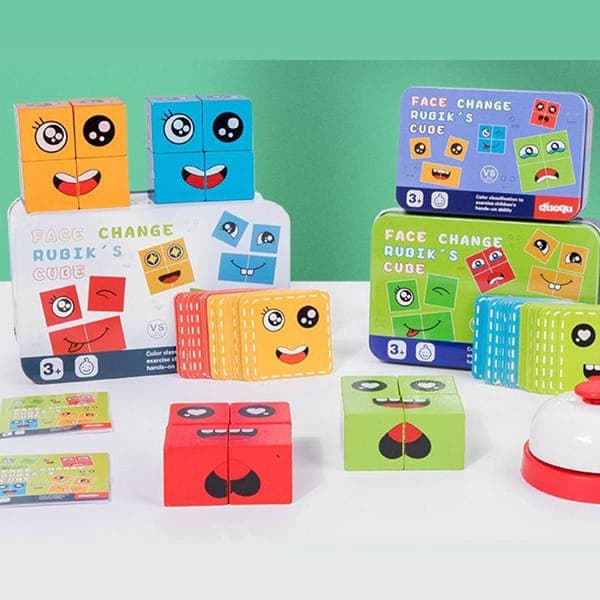 Face Change Rubik’s Cube Game - Wholesale Toys & Return Gifts India