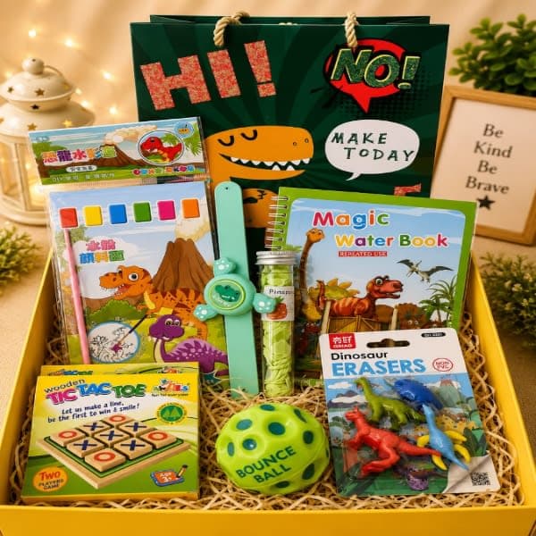 Dino theme hamper - Wholesale Toys & Return Gifts India